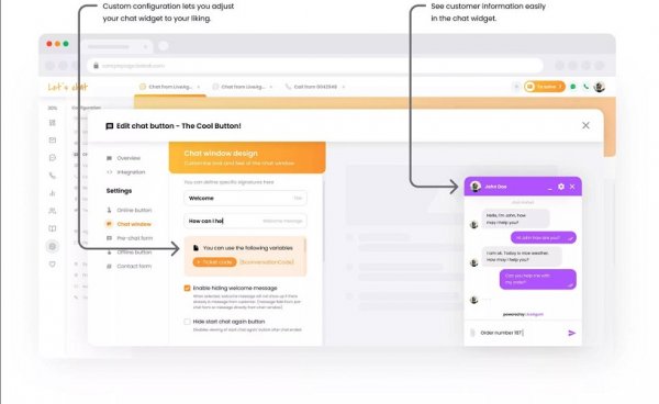 Live chat software