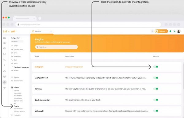 Social media support software